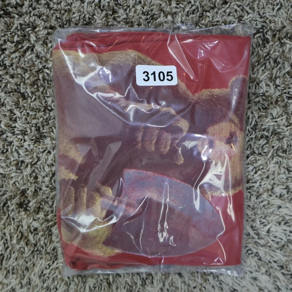 Smokey‎ Bear Only You Graphic T-Shirt XL Red Grunge Thrashed Cotton